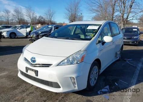 2013 Toyota Prius V Three from USA, damaged, VIN JTDZN3EUXD3204797